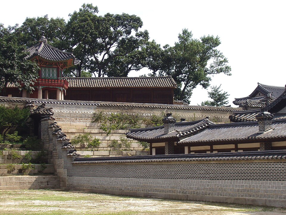Nakseonjae unpainted wooden residence at Changdeokgung Palace