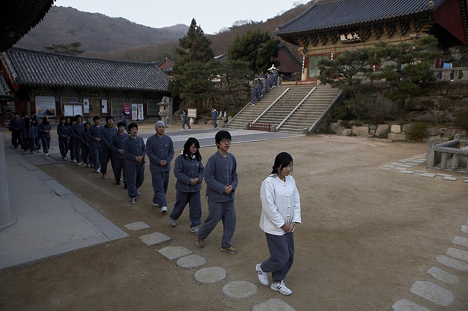 Templestay program at Beomeosa Temple in South Korea